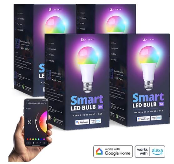 Ludeka Set Van 4 Dimbare Led Lampen Label A