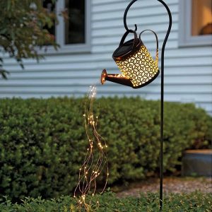 Lardic solar tuinlamp met grondspies – solar tuinverlichting – brons kleurig