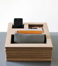 Karton bureau accessoire