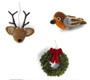 Fairtrade Kersthangers Set Van 3