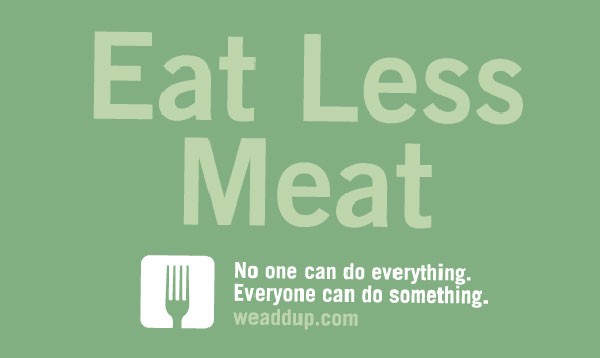 Minder vlees eten duurzaam