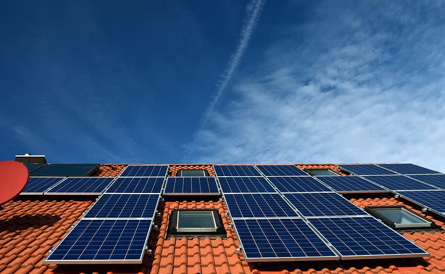 Solar system roof power generation solar power
