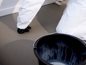 Gietvloer Tweede Pu Sealer Aanbrengen