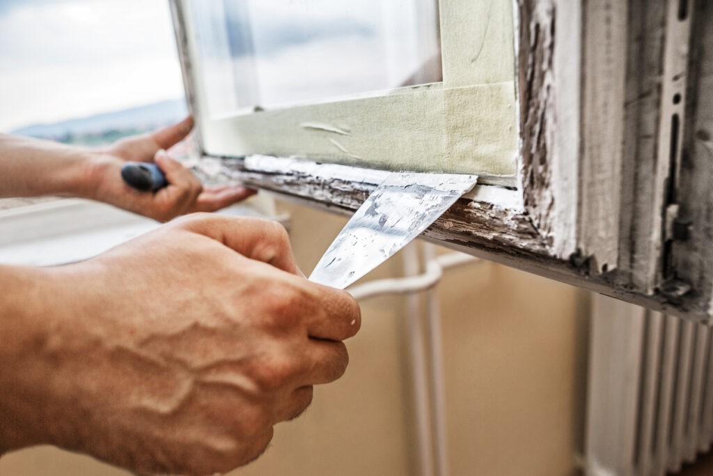 Repairing A Window Frame